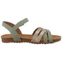 Mustang Damen Sandale Gr�n/Rose