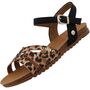 Mustang Damen Sandale Leopard/Schwarz