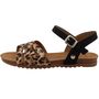 Mustang Damen Sandale Leopard/Schwarz