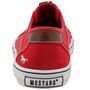 Mustang Herren Canvas Sneaker Rot