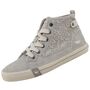 Mustang Damen High Top Sneaker Hellgrau