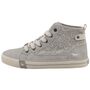 Mustang Damen High Top Sneaker Hellgrau