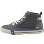 Mustang Damen High Top Sneaker Blau (Jeans)