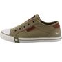 Mustang Damen Canvas Sneaker Khaki