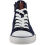 Mustang Damen High-Top Canvas Sneaker Blau