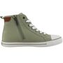 Mustang Damen High-Top Canvas Sneaker Gr�n