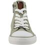 Mustang Damen High-Top Canvas Sneaker Gr�n
