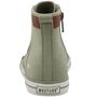 Mustang Damen High-Top Canvas Sneaker Gr�n