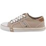 Mustang Damen Canvas Sneaker Beige
