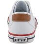 Mustang Damen Canvas Sneaker Wei�