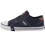 Mustang Damen Canvas Sneaker Blau