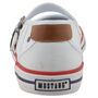 Mustang Damen Canvas Ballerina Wei�