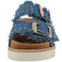 Mustang Damen Pantolette Blau (Jeans)