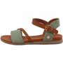 Mustang Damen Sandale Gr�n/Braun
