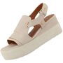 Mustang Damen Plateau Pantolette Beige(Offwhite)