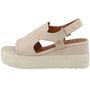 Mustang Damen Plateau Pantolette Beige(Offwhite)