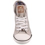 Mustang Damen Canvas High Top Sneaker Hellgrau