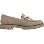 Rieker Damen Slipper Beige