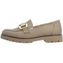 Rieker Damen Slipper Beige