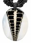 Hals-Kette mit Muschel-Anh�nger Hals-Schmuck