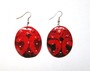 Ohrringe Fantasie rot 