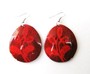 Ohrringe Fantasie rot 