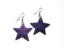 moderne Ohrringe, blaue Sterne 