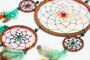 Traumf�nger JAMAIKA - bunter Dreamcatcher GUTER TRAUM 13 cm Ringdurchmesser