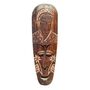 Maske mit Buddha, wahlweise in 50 cm oder 100 cm, Holz-Maske aus Bali, Wandmaske