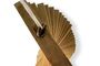 Windspiel Spirale aus Holz