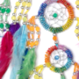 Traumf�nger - Dreamcatcher GUTER TRAUM,  9 cm & 4 x 3,5 cm