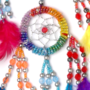 Traumf�nger - Dreamcatcher GUTER TRAUM,  6 cm, L�nge 30 cm