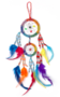 Traumf�nger - Dreamcatcher GUTER TRAUM,  6 cm, L�nge 30 cm