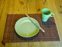 Tischset Platzmatten-Set Bamboo 4 teilig braun natur 45 x 30 cm, Tischmatten