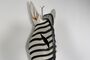 Maske ZEBRA aus Holz, Gr��e 50 cm, Holz-Maske aus Bali, Wandmaske