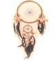 Traumf�nger - Dreamcatcher mit farbigem Netz  30 cm 