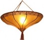 Decken-Leuchte Marrakesch, Pendel-Deckenlampe aus Metall und Leder