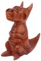 R�ucherdrache aus Holz, 20 cm hoch