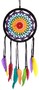Dreamcatcher Regenbogen geh�ckelt, 2 Gr��en