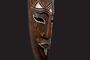 Maske Keno, Man, 50 cm, handgearbeitete Holz-Maske aus Bali, Wandmaske