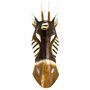 Maske Antilope 30 cm, Holz-Maske aus Bali, Wandmaske
