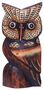 Eule Athene aus Albesia-Holz, verschiedene Gr��en