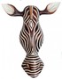 Maske Zebra 50 cm, Holz-Maske aus Bali, Wandmaske 