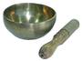 Klangschale aus Indien, mit Kl�ppel, wahlweise in 12 cm oder 16 cm Durchmesser