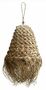 Deko-Leuchte Alesa, Pendel-Deckenlampe aus Natur-Materialien