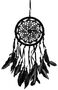 Dreamcatcher Spitze Stern in schwarz, 12, 16, 27 und 32 cm Durchmesser