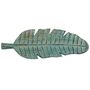 Dekoschale Blatt aus Albesia-Holz T�rkis Wash 40 oder 60 cm