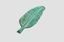 Dekoschale Blatt aus Albesia-Holz T�rkis Wash 40 oder 60 cm