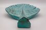 Dekoschale Blatt aus Albesia-Holz T�rkis Wash 40 oder 60 cm