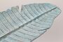 Dekoschale Blatt aus Albesia-Holz T�rkis Wash 40 oder 60 cm